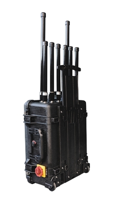 High Power Draw Bar Box 8 Channels Drone Signal Jammer 240W up to 1500 meters blocks Drone/UAV Signals