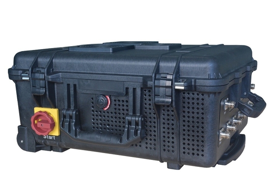 High Power Draw Bar Box 8 Channels Drone Signal Jammer 240W up to 1500 meters blocks Drone/UAV Signals
