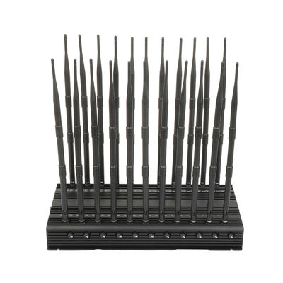 Multifunctional 22 Antennas Full-Band Wireless Signal Jammer With Remote Control. Blocks 5.2G, 5.8G, Wi-Fi 6E, Lora, etc. Signals, and Has a 70m Jamming Radius