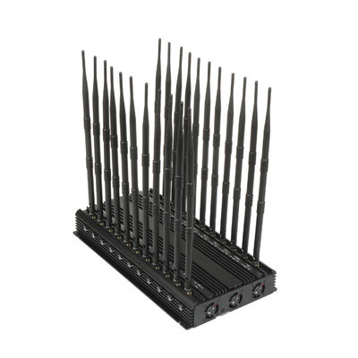 Multifunctional 22 Antennas Full-Band Wireless Signal Jammer With Remote Control. Blocks 5.2G, 5.8G, Wi-Fi 6E, Lora, etc. Signals, and Has a 70m Jamming Radius
