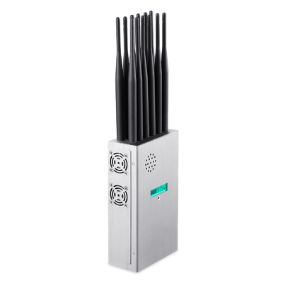 12 Antennas Full Bands Multifunctional Mobile Phone Signal Jammer Blocking  All 2G.3G.4G.5G Cellphone Signals and GPSL1 WIFI Lojack Signals
