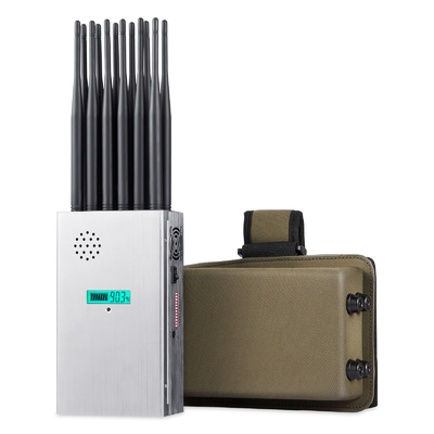 12 Antennas Full Bands Multifunctional Mobile Phone Signal Jammer Blocking  All 2G.3G.4G.5G Cellphone Signals and GPSL1 WIFI Lojack Signals