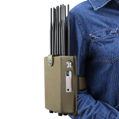 12 Antennas Full Bands Multifunctional Mobile Phone Signal Jammer Blocking  All 2G.3G.4G.5G Cellphone Signals and GPSL1 WIFI Lojack Signals