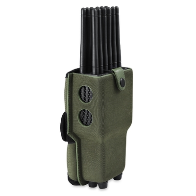 Plastic 12 Antennas Multifunctional Mobile Phone Signal Jammer Blocking All 2G.3G.4G.5G Mobile Phone Signals and GPSL1 WIFI Lojack Signals