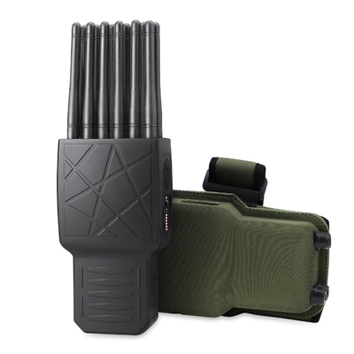 Plastic 12 Antennas Multifunctional Mobile Phone Signal Jammer Blocking All 2G.3G.4G.5G Mobile Phone Signals and GPSL1 WIFI Lojack Signals