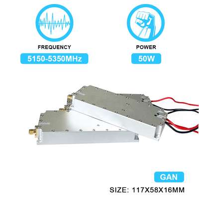 Fpv Anti Drone Module Jammer 50W 5.2g Antidrone Drone Signal Jamming Module With  GAN And Isolation Protector