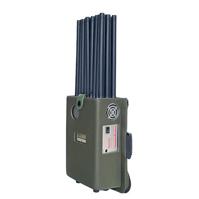 27 Antennas Portable Jammer Blocks WiFi 6E and All Mobile Phones Worldwide GPS RF Signals With New Longer 2.5dbi Gain Omni Antennas