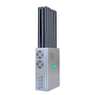 New design 24 antennans portable signal jammer blocking WIFI 6E and mobile phone 2G, 3G, 4G, 5G, GPS, WIFI,  UHF, VHF, RF,LOJACK signals With new longer 2.5dbi gain omni antennas