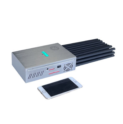 New design 24 antennans portable signal jammer blocking WIFI 6E and mobile phone 2G, 3G, 4G, 5G, GPS, WIFI,  UHF, VHF, RF,LOJACK signals With new longer 2.5dbi gain omni antennas
