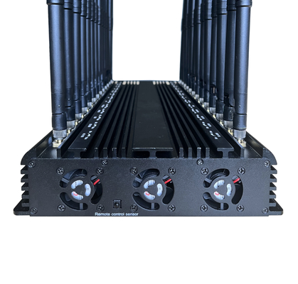 Multifunctional 26 antennas jammer shielding all 2G 3G 4G 5G WIFI GPS RF LOJACK VHF UHF LORA FM Radio Signals with Remote Control