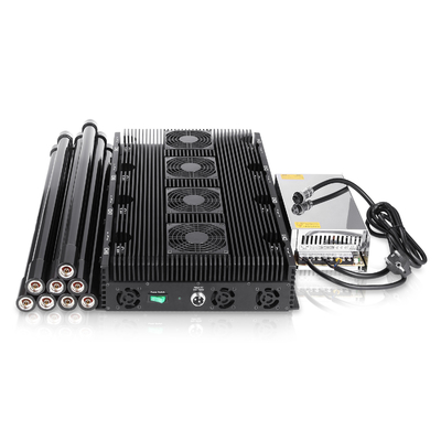 8 antennas  jammer with Intelligent cooling system,blocking 2G,3G,4G,5G signals,cover range up to 150m