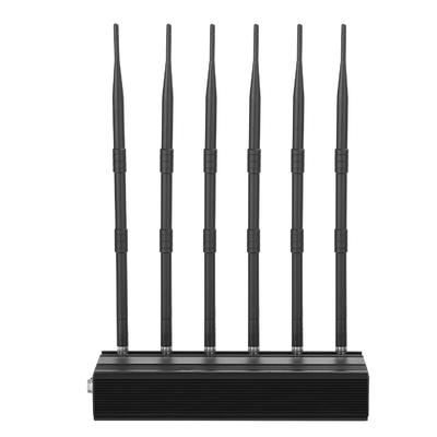 Adjustable 20 watt 6 Antennas High Power 2G 3G 4G(LTE+Wimax) Jammer