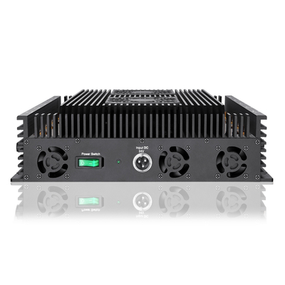 Powerful 12 bands jammer blocks 2G,3G,4G,5G,WIFI,GPSL1 signals with an output power of 100W ,shielding range up to 100m