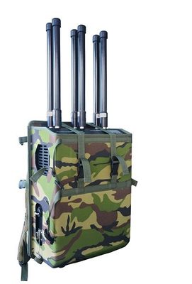 6 canales de alta potencia mochila teléfono celular jammer 2G.3G.4G.5G protección VIP (profesional)