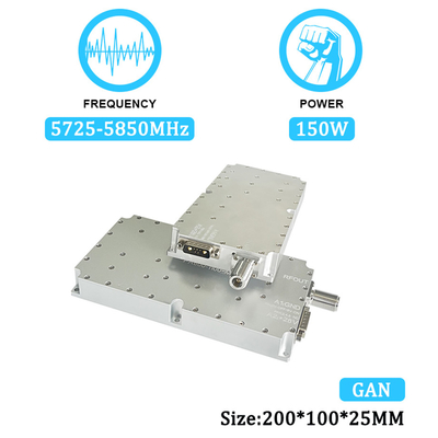 Anti Drone Module 150W 5.8g Jammer Interceptor Blocking Antidrone Jamming Module With  GAN And Isolation Protector