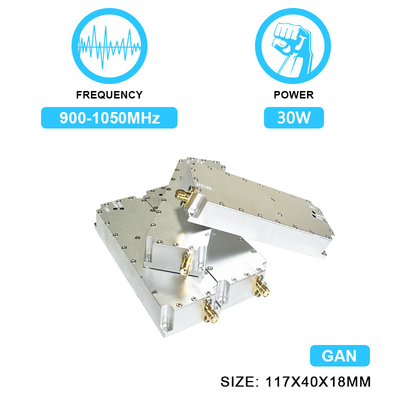 Anti-Drone RF Amplifiers 30W 900-1050MHz Uav Defense AMP Module Dds Jammer Fpv Module With  GAN And Isolation Protector
