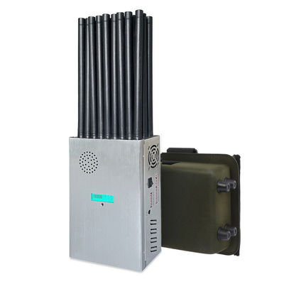 El inhibidor portátil de 27 antenas bloquea WiFi 6E y todos los teléfonos móviles a nivel mundial, señales GPS y RF, con nuevas antenas omnidireccionales de mayor ganancia de 2.5 dBi