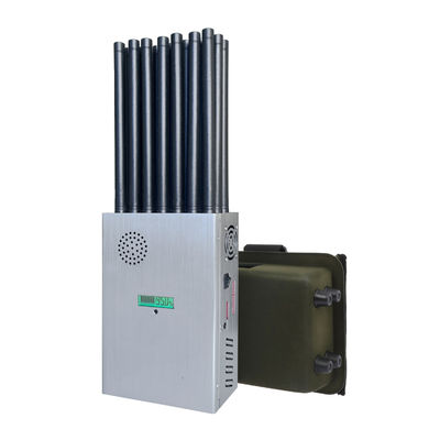 Nuevo diseño de inhibidor de señal portátil de 21 antenas que bloquea WIFI 6E y teléfono móvil 2G, 3G, 4G, 5G y GPS, WIFI, UHF, VHF, RF, señales LOJACK con nuevas antenas omnidireccionales de mayor ganancia de 2.5 dbi