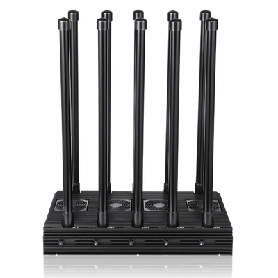 Un inhibidor de alta calidad con 10 antenas, bloqueando 2G, 3G, 4G, 5G, WIFI, con un alcance de hasta 150m